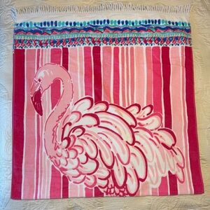 NWOT Lilly Pulitzer Pottery Barn Teen Pink Flamingo Beach Towel